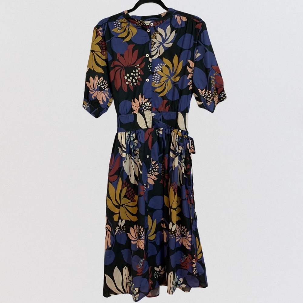 Warm Float Maxi Dress in Night Botanical